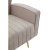 Luxe Velvet Wingback Armchair