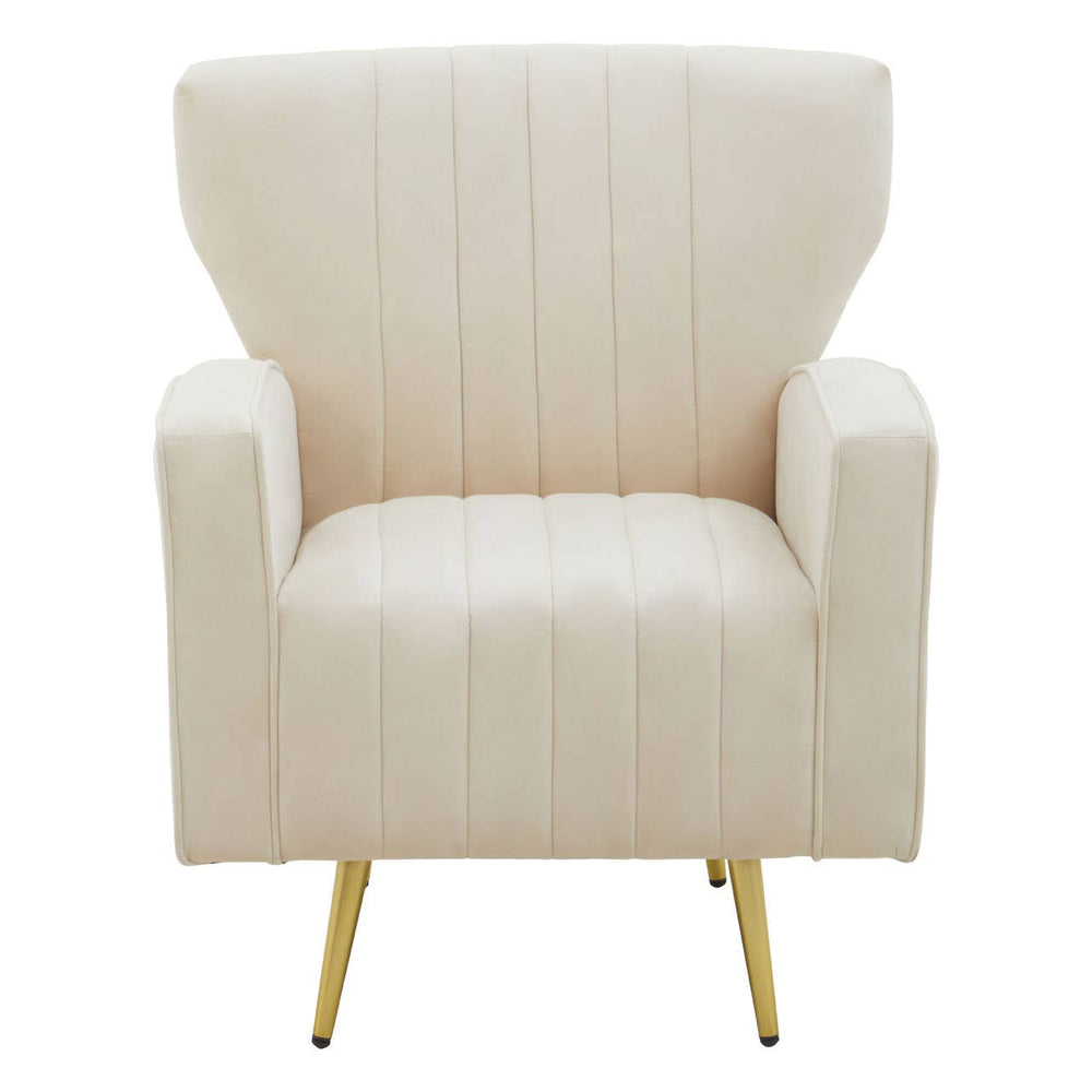Luxe Velvet Wingback Armchair