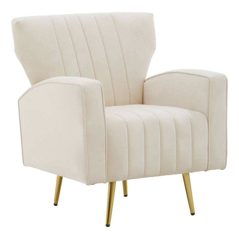 Luxe Velvet Wingback Armchair