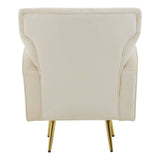 Luxe Velvet Wingback Armchair