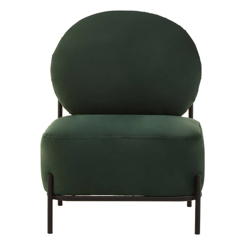 Luxe Green Velvet Accent Chair