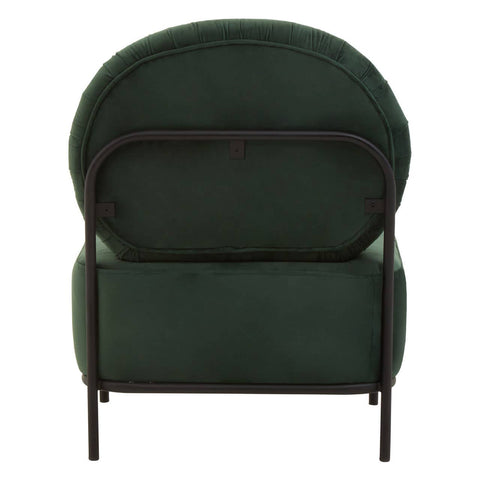 Luxe Green Velvet Accent Chair