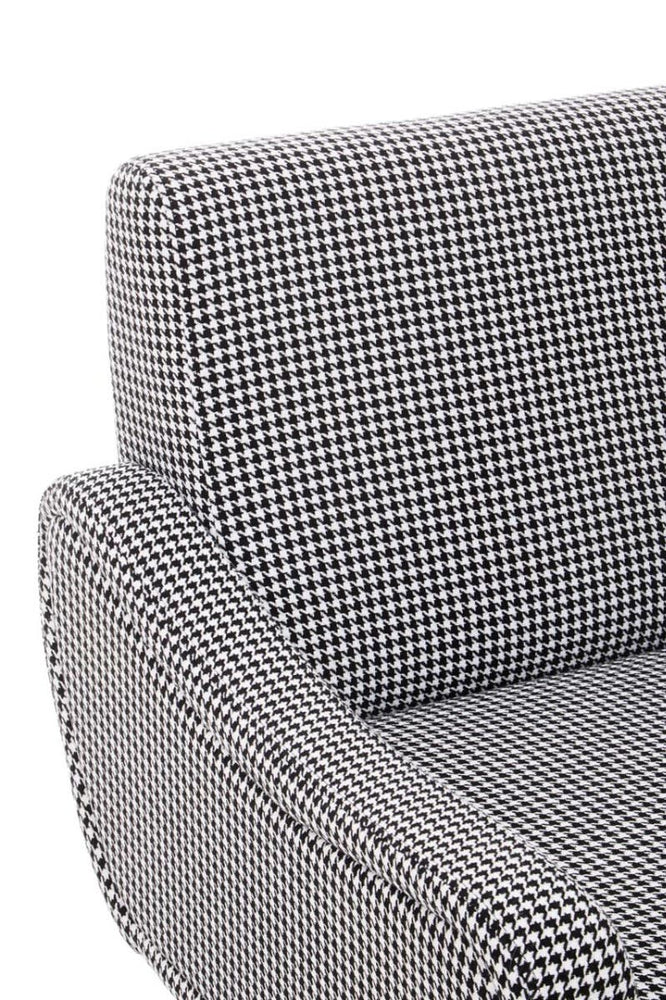 Chic Checked Armchair