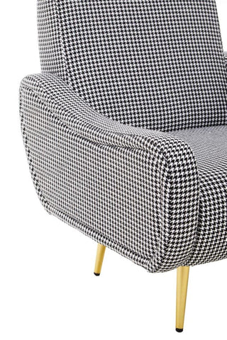 Chic Checked Armchair