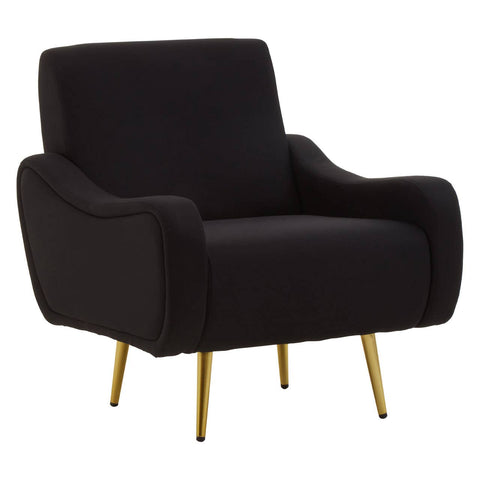 Luxe Black Armchair