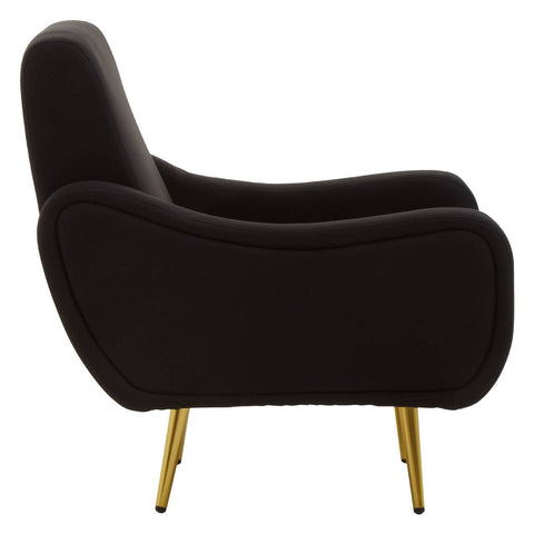 Luxe Black Armchair