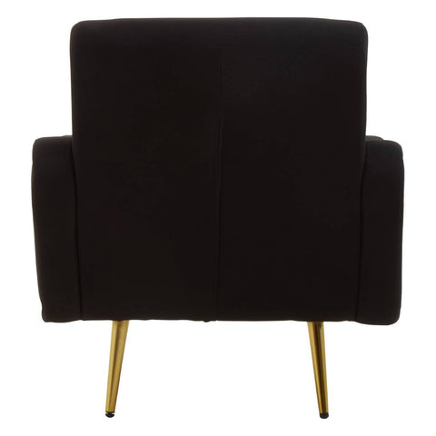 Luxe Black Armchair