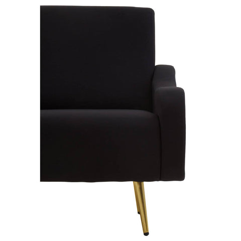 Luxe Black Armchair