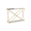 Luxury Marble Brass Console Table