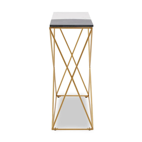 Luxury Marble Brass Console Table
