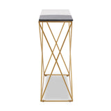 Luxury Marble Brass Console Table