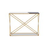 Luxury Marble Brass Console Table