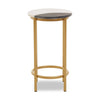 Elegant Marble Brass Side Table
