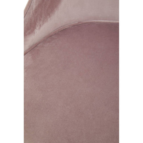 Luxe Pink Velvet Dining Chair