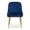 Luxe Midnight Velvet Dining Chair
