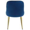Luxe Midnight Velvet Dining Chair
