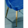 Luxe Midnight Velvet Dining Chair