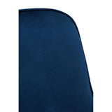 Luxe Midnight Velvet Dining Chair