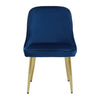 Luxe Midnight Velvet Dining Chair