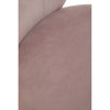 Luxe Pink Velvet Dining Chair