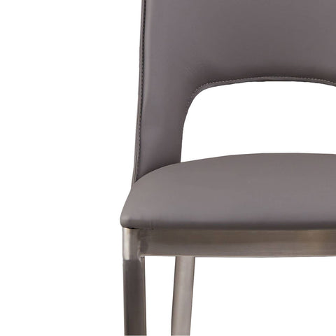 Retro Grey Dining Chair