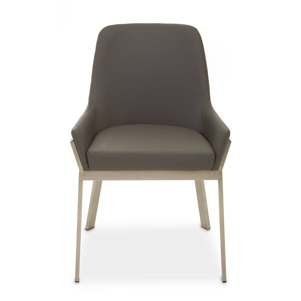 Sleek Flared Arm Chair