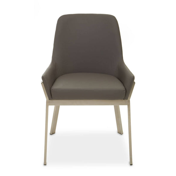 Sleek Flared Arm Chair