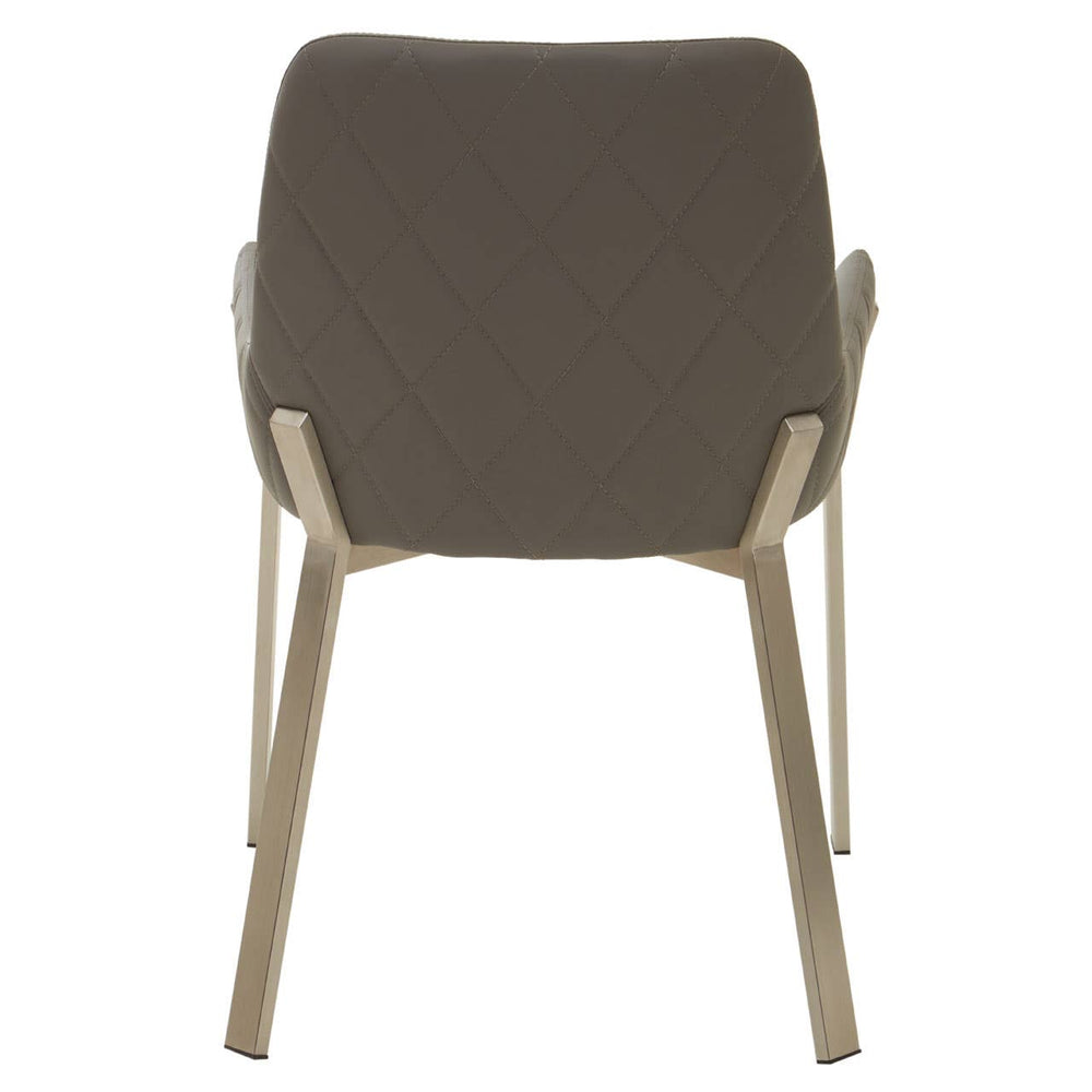 Sleek Flared Arm Chair