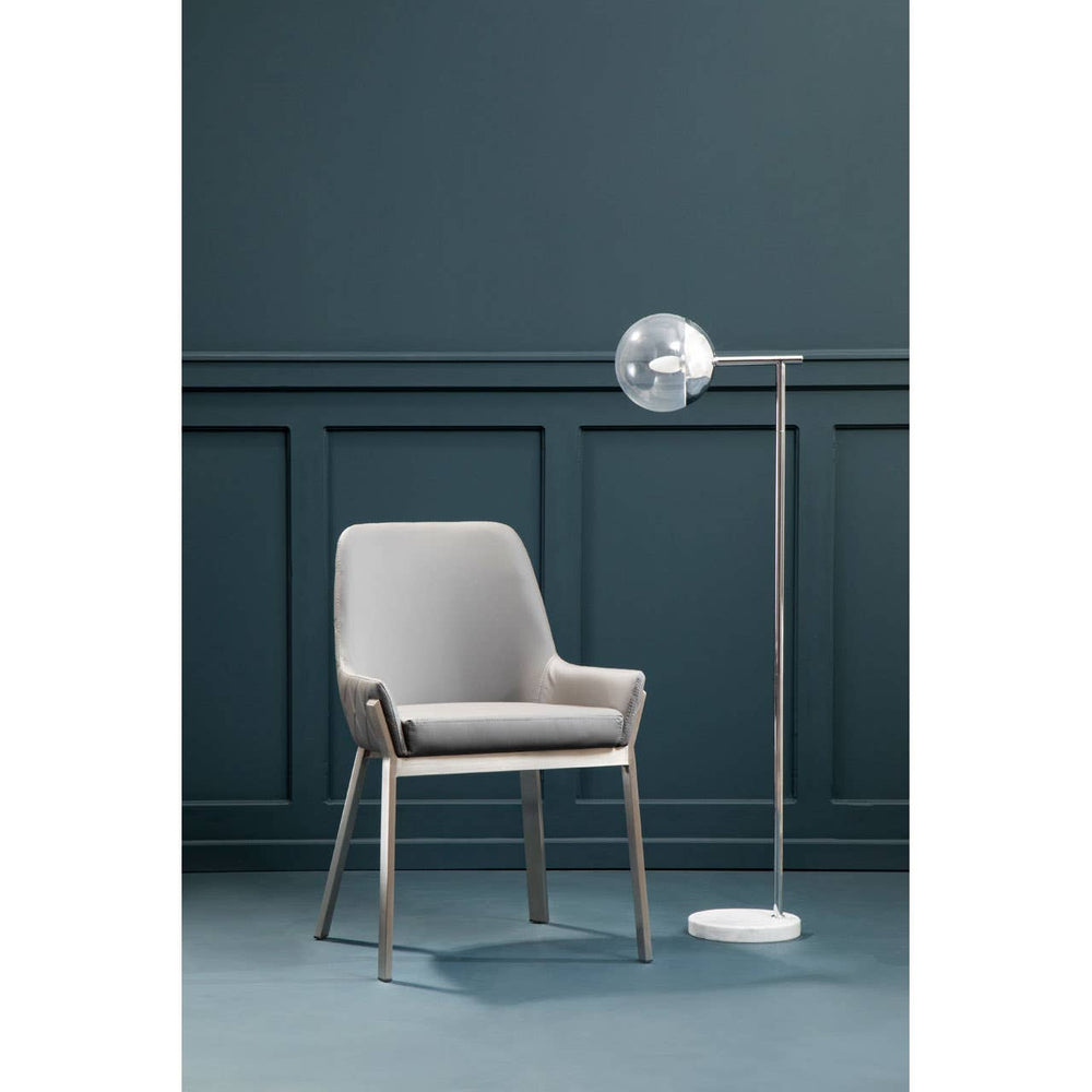 Sleek Flared Arm Chair