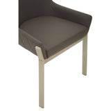 Sleek Flared Arm Chair