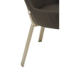 Sleek Flared Arm Chair