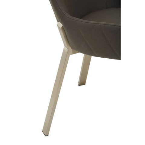 Sleek Flared Arm Chair