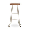 Rustic Wood Bar Stool