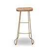 Rustic Wooden Bar Stool