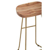 Rustic Wooden Bar Stool