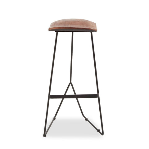 Urban Leather Bar Stool