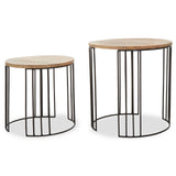 Rustic Mango Wood Side Tables