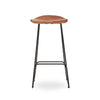 Sleek Wood Iron Bar Stool