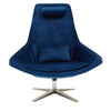 Midnight Navy Velvet Accent Chair
