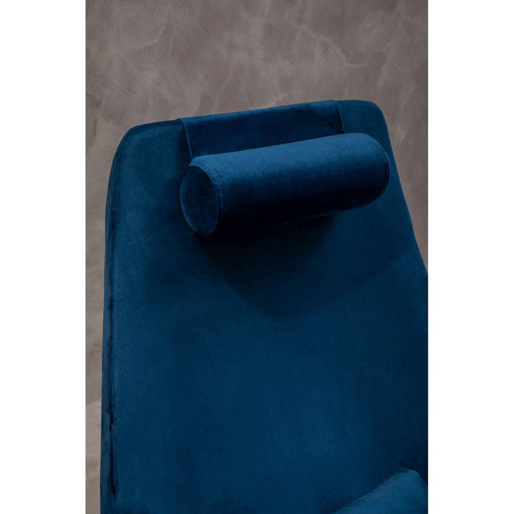 Midnight Navy Velvet Accent Chair