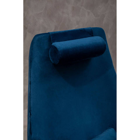 Midnight Navy Velvet Accent Chair