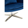 Midnight Navy Velvet Accent Chair