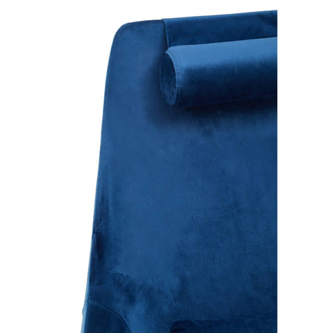 Midnight Navy Velvet Accent Chair