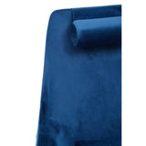 Midnight Navy Velvet Accent Chair