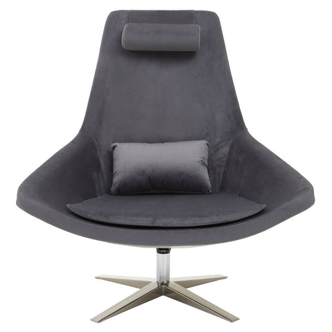 Plush Velvet Star Armchair
