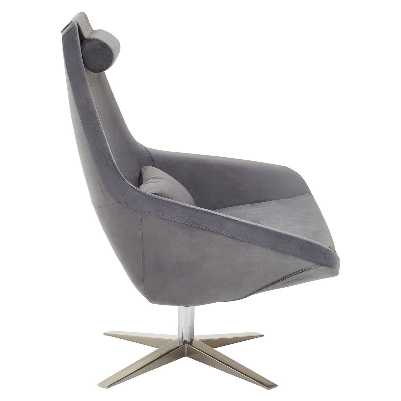 Plush Velvet Star Armchair