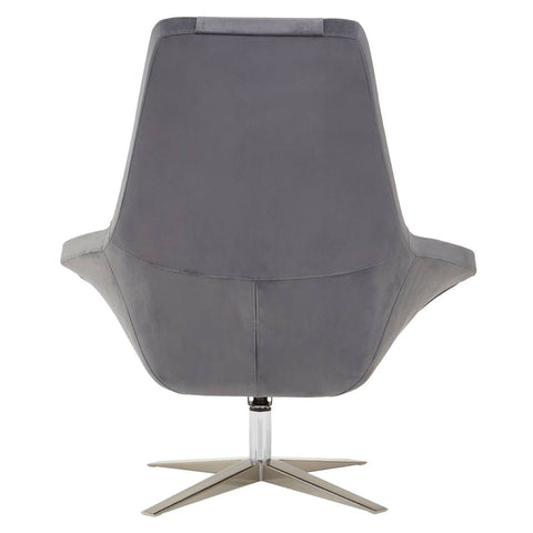 Plush Velvet Star Armchair