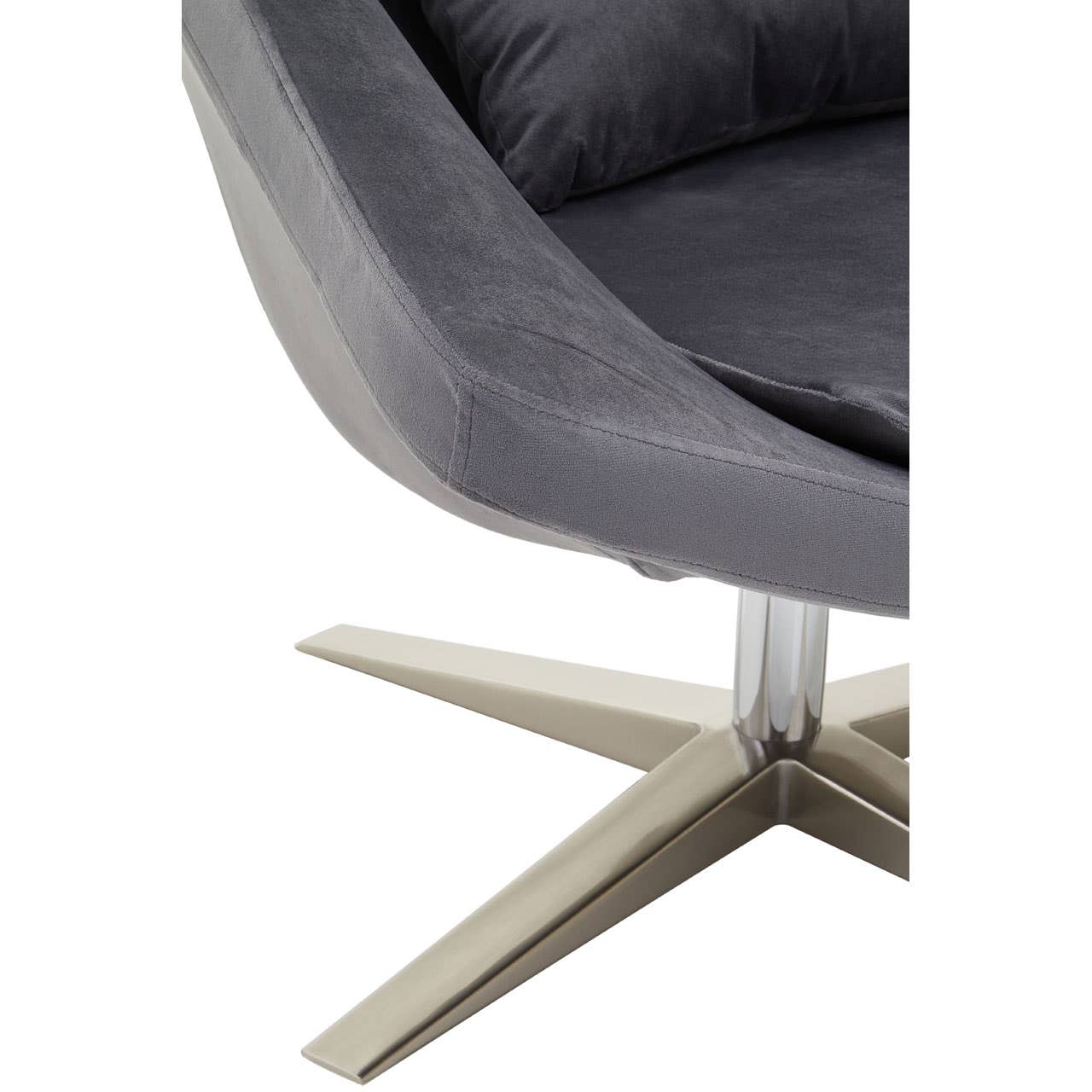 Plush Velvet Star Armchair