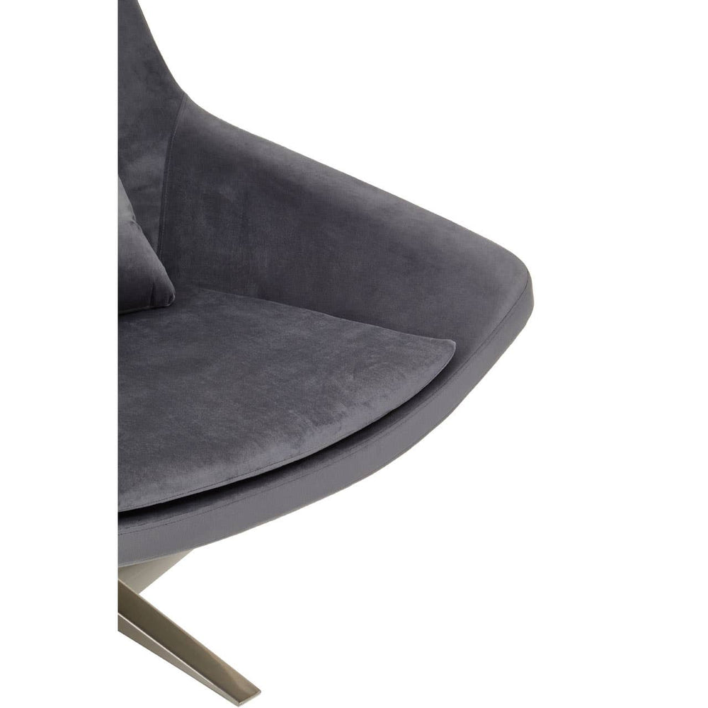Plush Velvet Star Armchair