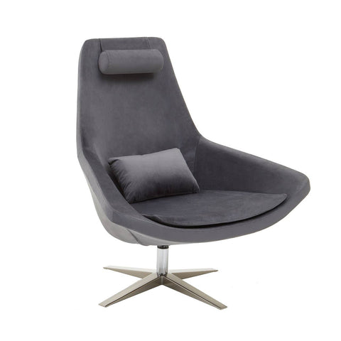 Plush Velvet Star Armchair